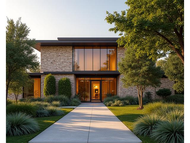Exterior view of Veridian Bloom office building at 2847 Serenity Lane, Austin