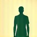 Icon of a strong, healthy older adult, symbolizing healthy aging