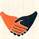 Icon of two hands holding, symbolizing personalized one-on-one coaching and support.
